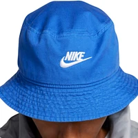 Unisex Nike Royal Apex Futura Washed Bucket Hat