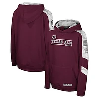 Youth Colosseum Maroon Texas A&M Aggies OHT Military Appreciation Cyclone Digital Camo Pullover Hoodie