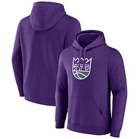 Men's Fanatics  Purple Sacramento Kings Primary Logo Pullover Hoodie