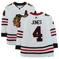 Seth Jones Chicago Blackhawks Autographed White Adidas Authentic Jersey