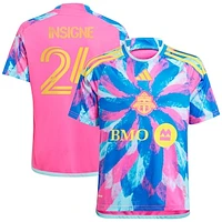 Youth adidas Lorenzo Insigne Pink Toronto FC 2023 The Energy Kit Replica Player Jersey