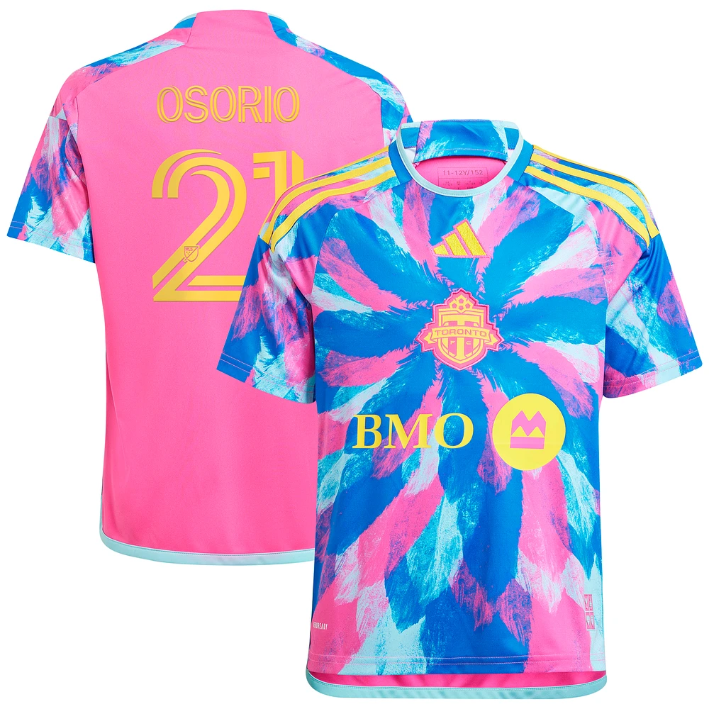 Youth adidas Jonathan Osorio Pink Toronto FC 2023 The Energy Kit Replica Player Jersey