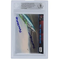 Doug Chiang & Ryan Church Star Wars Autographed 2015 Topps The Force Awakens #93 BGS Authenticated Authenticated Card