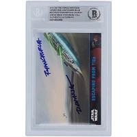 Doug Chiang & Ryan Church Star Wars Autographed 2015 Topps The Force Awakens #93 BGS Authenticated Authenticated Card