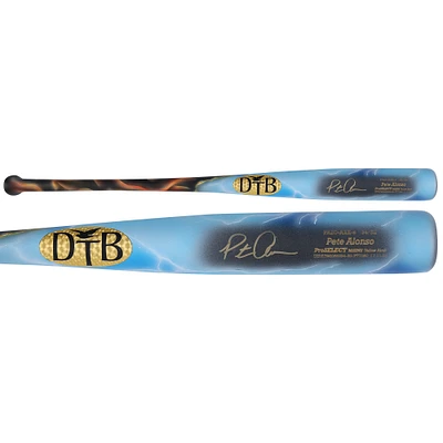Pete Alonso New York Mets Autographed Bat - Art by Stadium Custom Kicks - #1 of Limited Edition 1 - XJ05530429