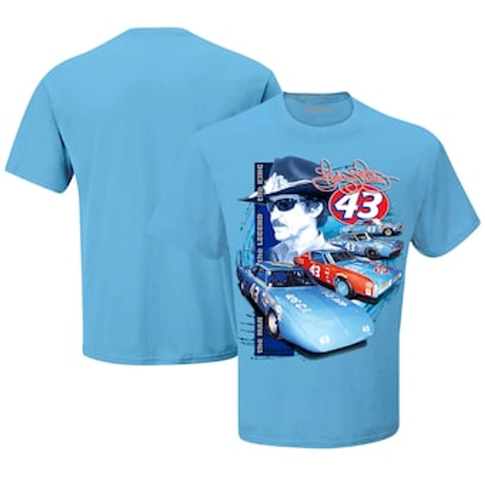 Men's LEGACY Motor Club Team Collection  Blue Richard Petty The Man The Legend The King T-Shirt