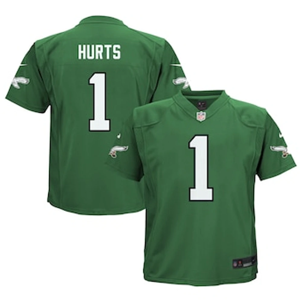 Preschool Nike Jalen Hurts Kelly Green Philadelphia Eagles Game Jersey