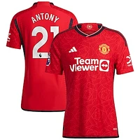 Men's adidas Antony Red Manchester United 2023/24 Home Authentic Player Jersey