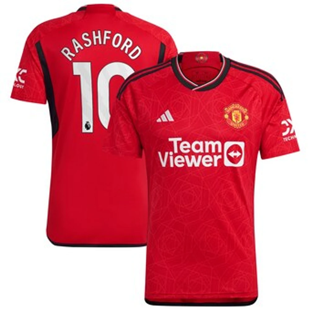 Men's adidas Marcus Rashford Red Manchester United / Home Replica Player Jersey