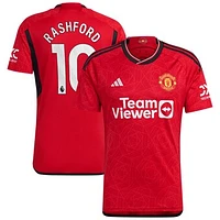 Men's adidas Marcus Rashford Red Manchester United / Home Replica Player Jersey