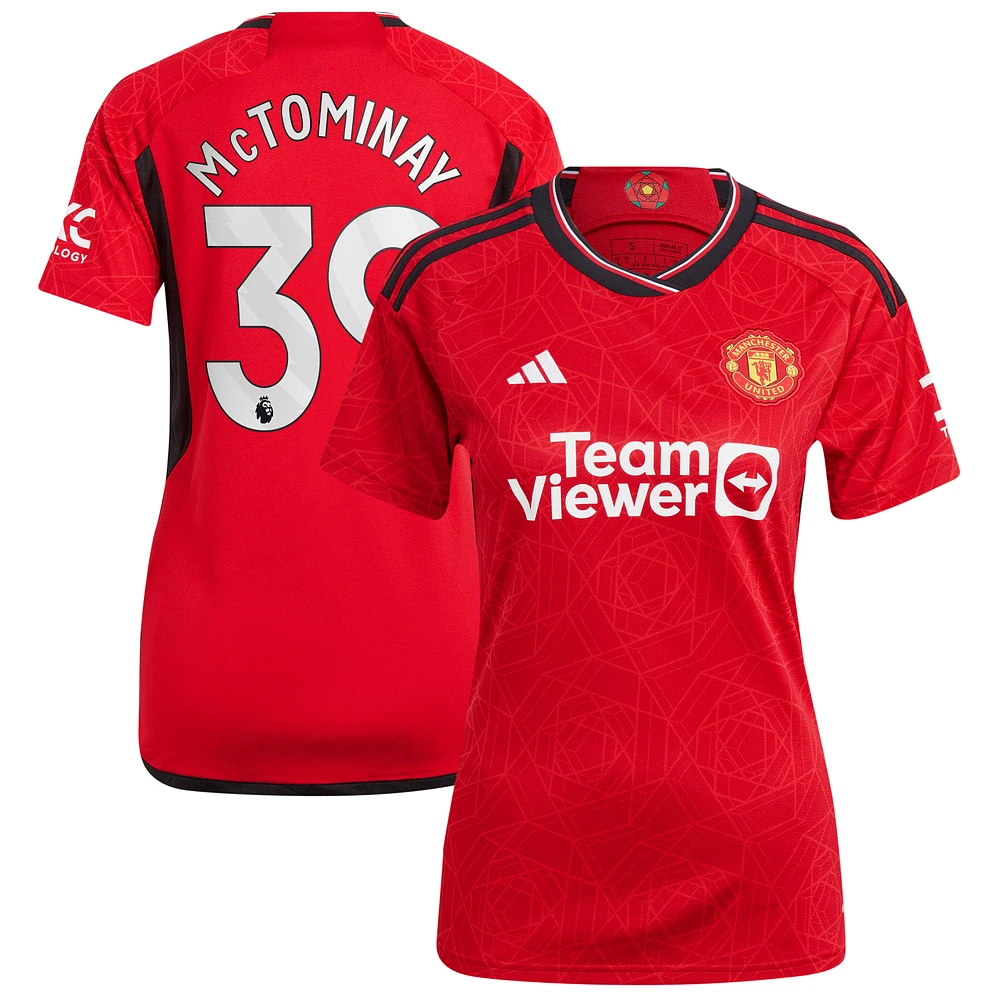 Women's adidas Scott McTominay Red Manchester United 2023/24 Home Replica Player Jersey