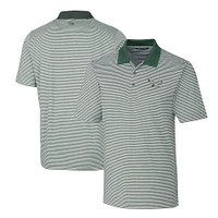 Men's Cutter & Buck  Midnight Green Philadelphia Eagles Gridiron Classics Big Tall Forge Tonal Stripe Stretch Polo
