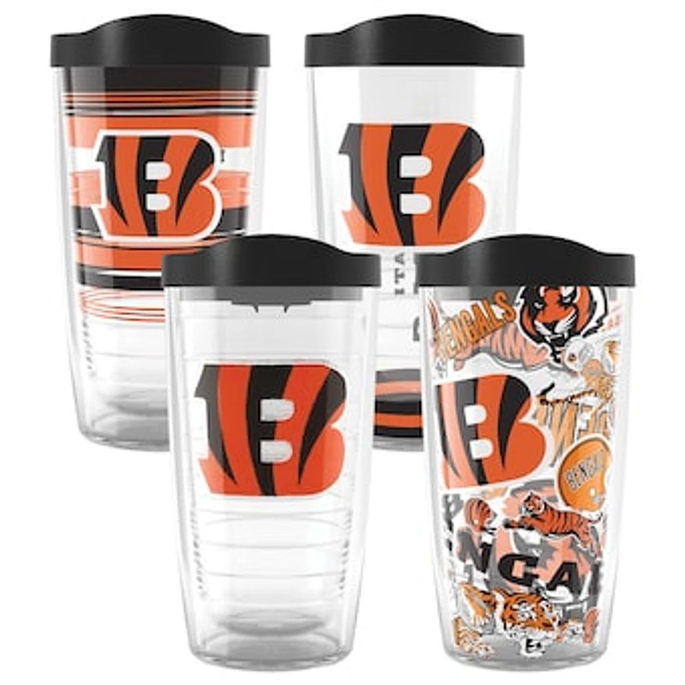 Tervis Cincinnati Bengals Four-Pack 16oz. Classic Tumbler Set