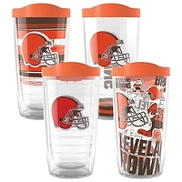 Tervis Cleveland Browns Four-Pack 16oz. Classic Tumbler Set