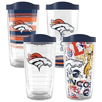 Tervis Denver Broncos Four-Pack 16oz. Classic Tumbler Set