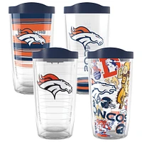 Tervis Denver Broncos Four-Pack 16oz. Classic Tumbler Set