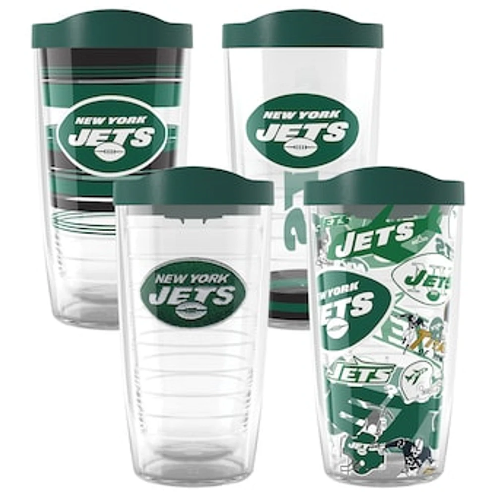 Tervis New York Jets Four-Pack 16oz. Classic Tumbler Set