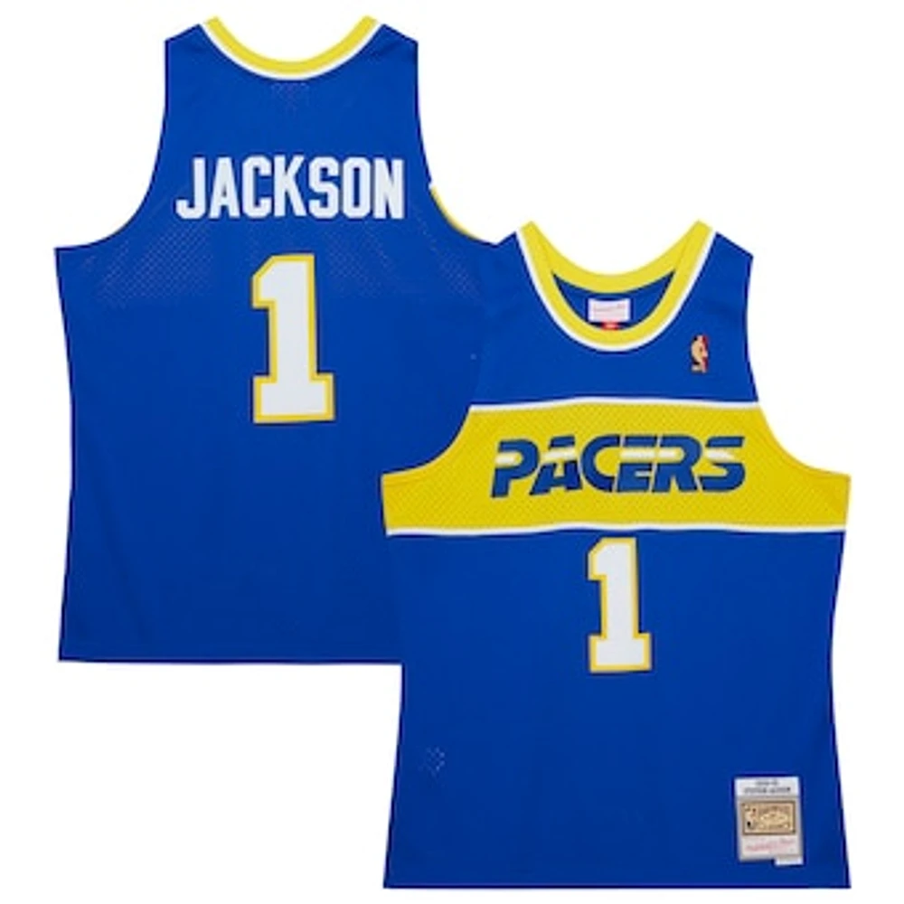 Men's Mitchell & Ness Stephen Jackson Royal Indiana Pacers  2004/05 Hardwood Classics Swingman Jersey