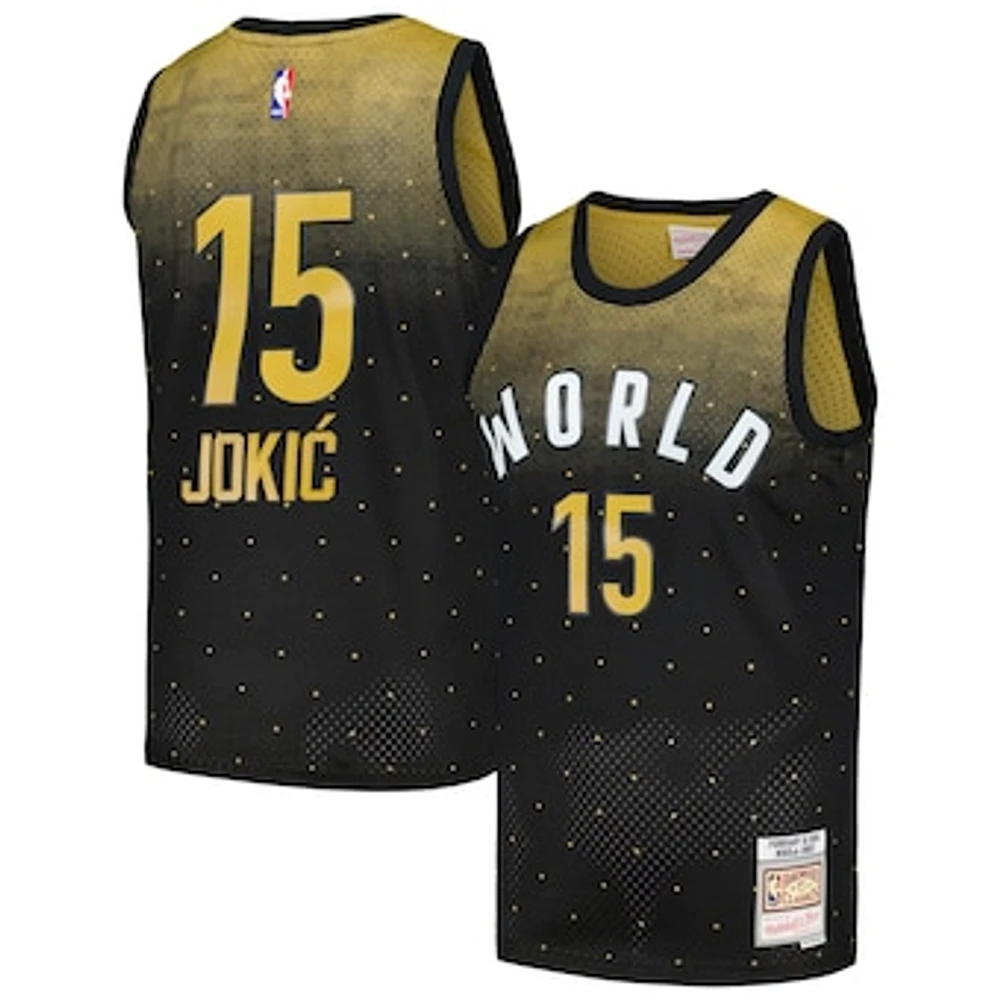 Men's Mitchell & Ness Nikola Jokic Black 2016 NBA Rising Stars Challenge Hardwood Classics Swingman Jersey