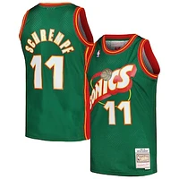 Men's Mitchell & Ness Detlef Schrempf Green Seattle SuperSonics / Hardwood Classics Swingman Jersey