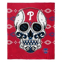 The Northwest Group Philadelphia Phillies 50" x 60" Candy Skull Silk Touch Throw Blanket