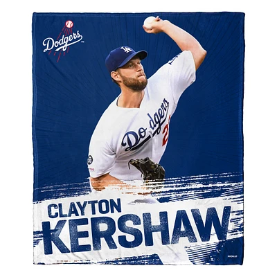 The Northwest Group Clayton Kershaw Los Angeles Dodgers 50" x 60" Player Silk Touch Throw Blanket