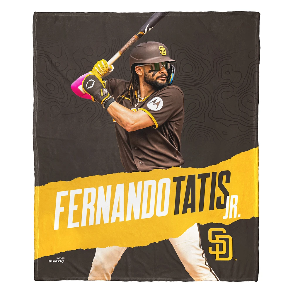 The Northwest Group Fernando Tatis Jr. San Diego Padres 50" x 60" Player Silk Touch Throw Blanket