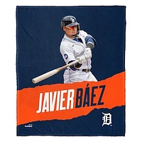 The Northwest Group Javier Baez Detroit Tigers 50" x 60" Player Silk Touch Throw Blanket