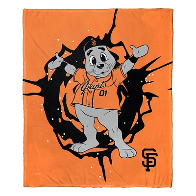 The Northwest Group San Francisco Giants 50" x 60" Mascot Silk Touch Throw Blanket