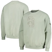 Men's Pro Standard Green San Diego Padres Neutral Drop Shoulder Pullover Sweatshirt