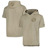 Men's Pro Standard Khaki Chicago Cubs Neutral Hoodie T-Shirt