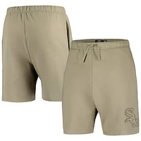 Men's Pro Standard Khaki Chicago White Sox Neutral Fleece Shorts