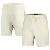 Men's Pro Standard Cream Cincinnati Reds Neutral Fleece Shorts