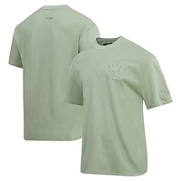 Men's Pro Standard Mint New York Yankees Neutral CJ Dropped Shoulders T-Shirt