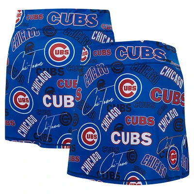 Women's Pro Standard Royal Chicago Cubs Toss Logo Lux Skort