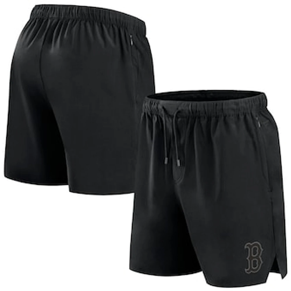 Men's Fanatics Black Boston Red Sox Front Office Woven Shorts