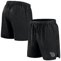 Men's Fanatics Black Cleveland Guardians Front Office Woven Shorts