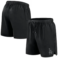 Men's Fanatics Black Los Angeles Dodgers Front Office Woven Shorts