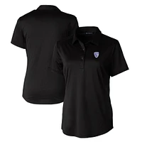 Women's Cutter & Buck  Black Pac-12 Gear DryTec Prospect Textured Stretch Polo