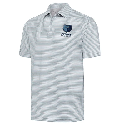 Men's Antigua  Gray Memphis Grizzlies Skills Polo