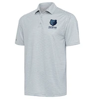 Men's Antigua  Gray Memphis Grizzlies Skills Polo