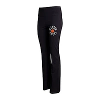 Women's Concepts Sport Black Clemson Tigers Enclave Tri-Blend Flared Leggings