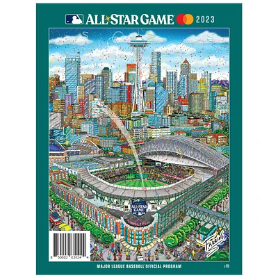 2023 MLB All-Star Game Specialty Program with Artwork by Charles Fazzino