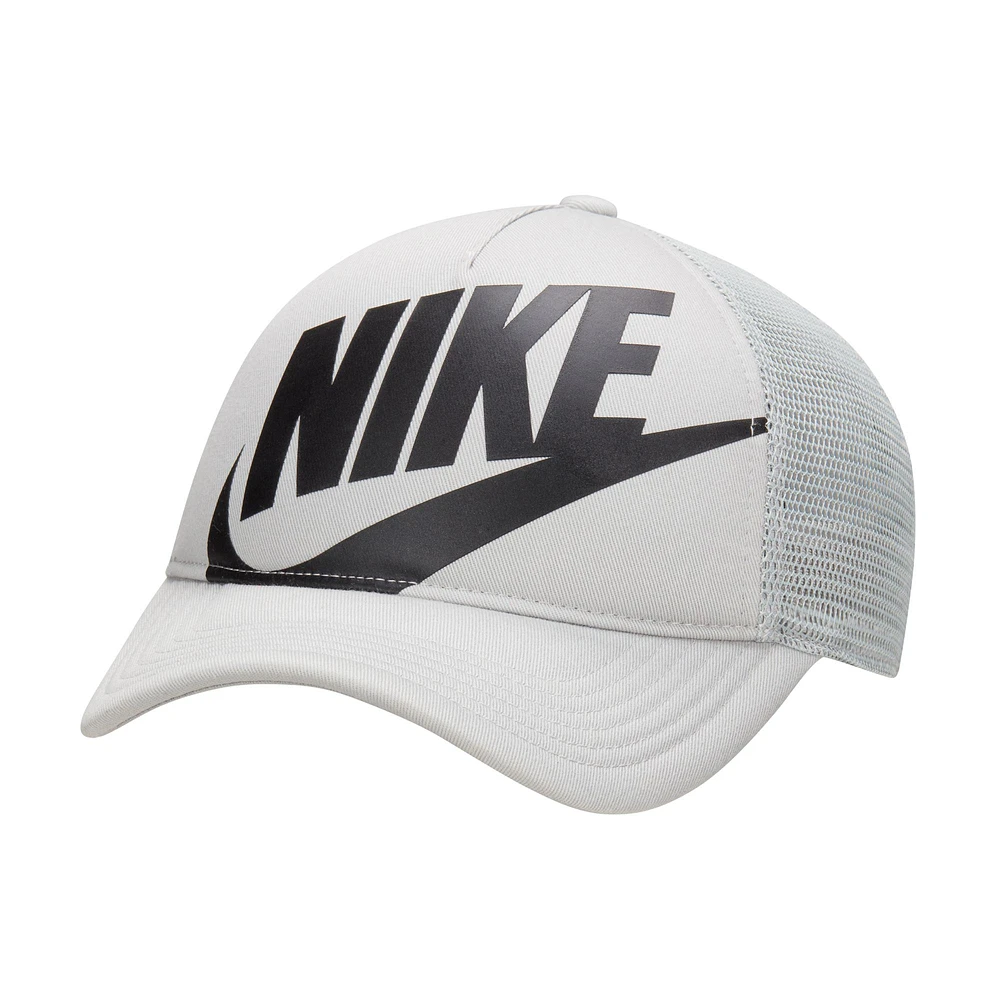 Youth Nike Heather Gray Trucker Adjustable Hat