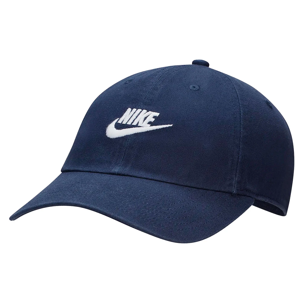 Unisex Nike Navy Club Futura Wash Adjustable Hat