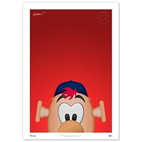 Atlanta Braves Blooper 24" x 36" Mascot Limited Edition Fine Art Print