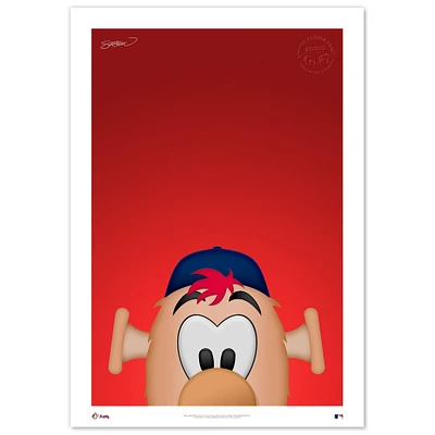 Atlanta Braves Blooper 24" x 36" Mascot Limited Edition Fine Art Print