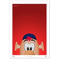 Atlanta Braves Blooper 24" x 36" Mascot Limited Edition Fine Art Print