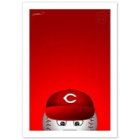 Cincinnati Reds Mr. Red 24" x 36" Mascot Limited Edition Fine Art Print