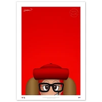 Cleveland Guardians Ketchup 24" x 36" Mascot Limited Edition Fine Art Print